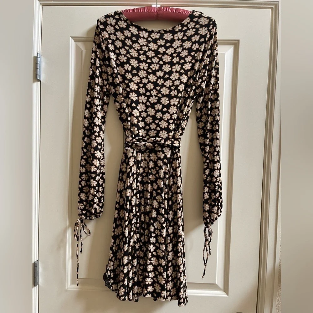 Free People Pradera Long Sleeve Floral Wrap Dress NWOT